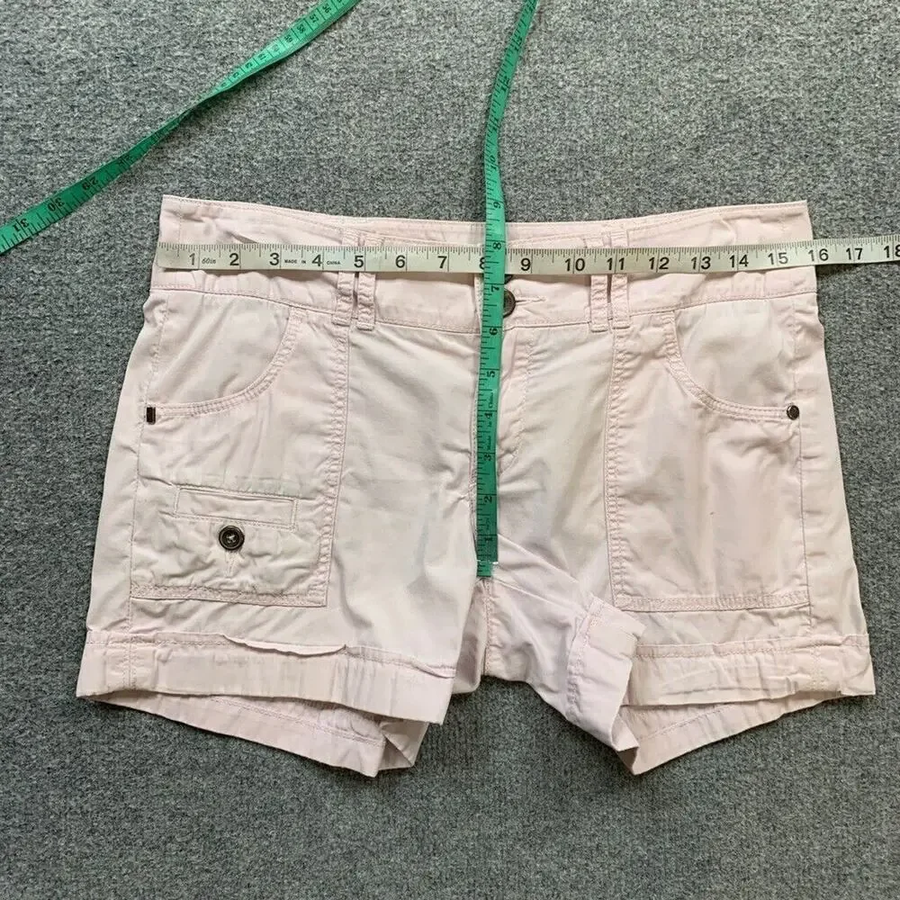 Pilcro Shorts Womens 27 Light Pink‎ Cotton Cargo Patch Pockets Anthropologie